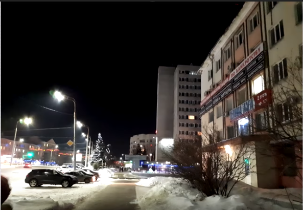 رات کو لی گئی تصویر