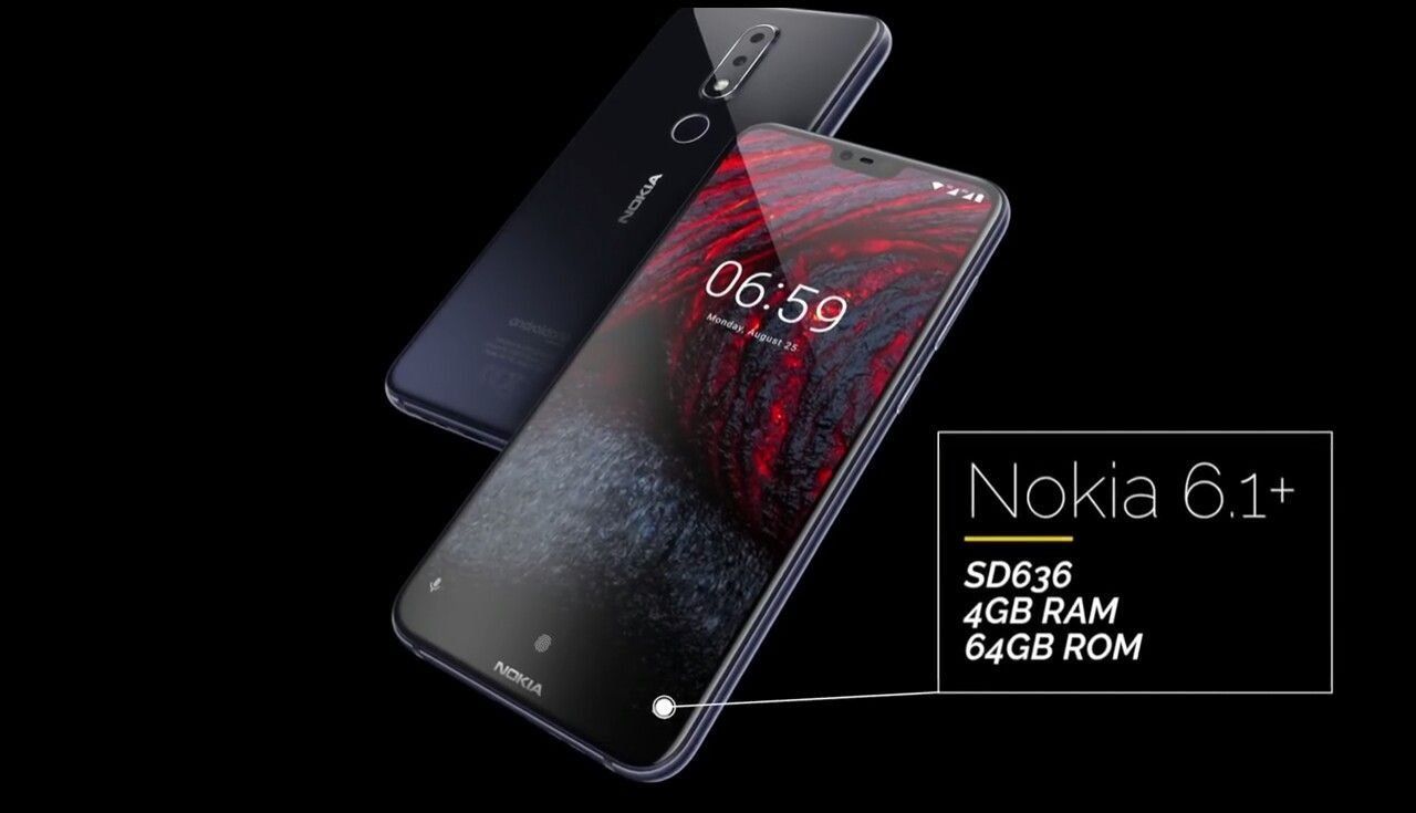 الهاتف الذكي Nokia 6.1 Plus (Nokia X6) - مزايا وعيوب