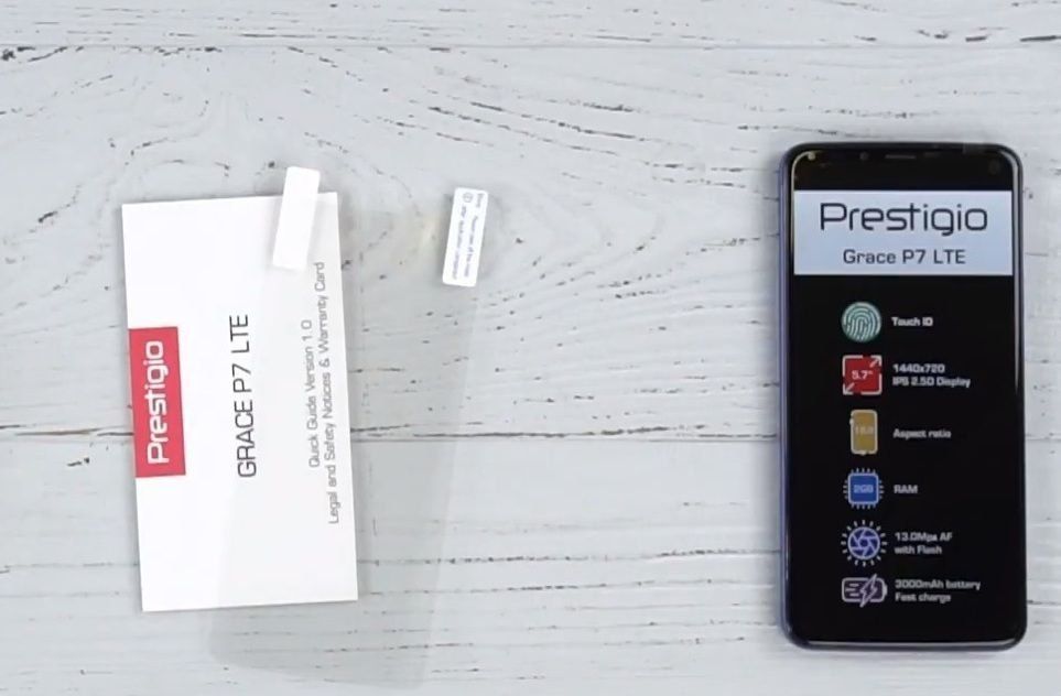 اسمارٹ فون Prestigio Grace P7 LTE - فوائد اور نقصانات