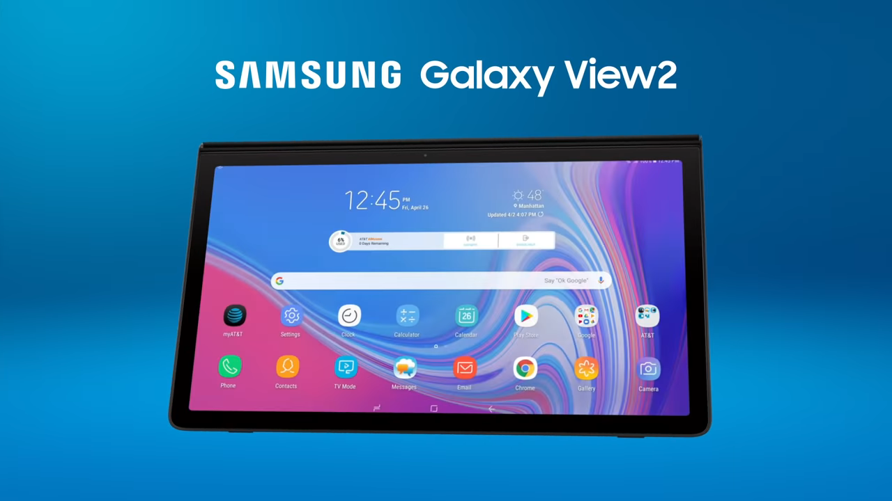 Recensione del tablet Samsung Galaxy View 2: vantaggi e svantaggi