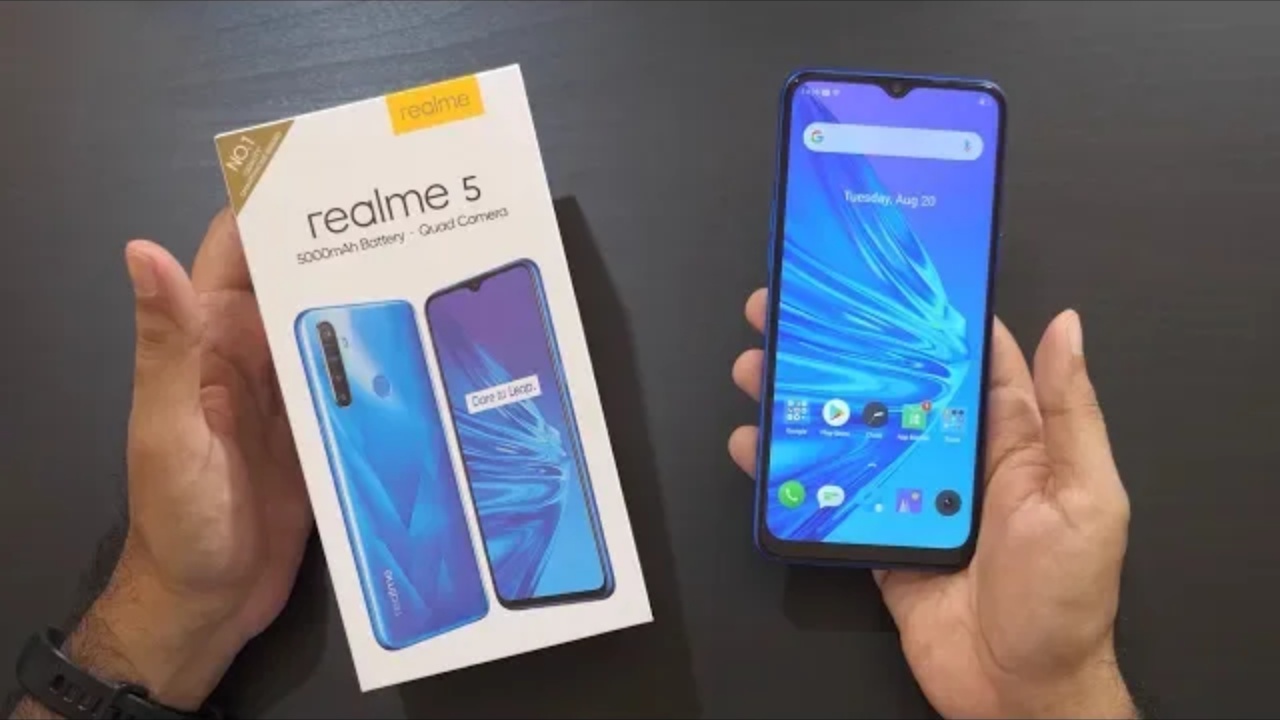 Teléfono inteligente Realme 5 - ventajas y desventajas